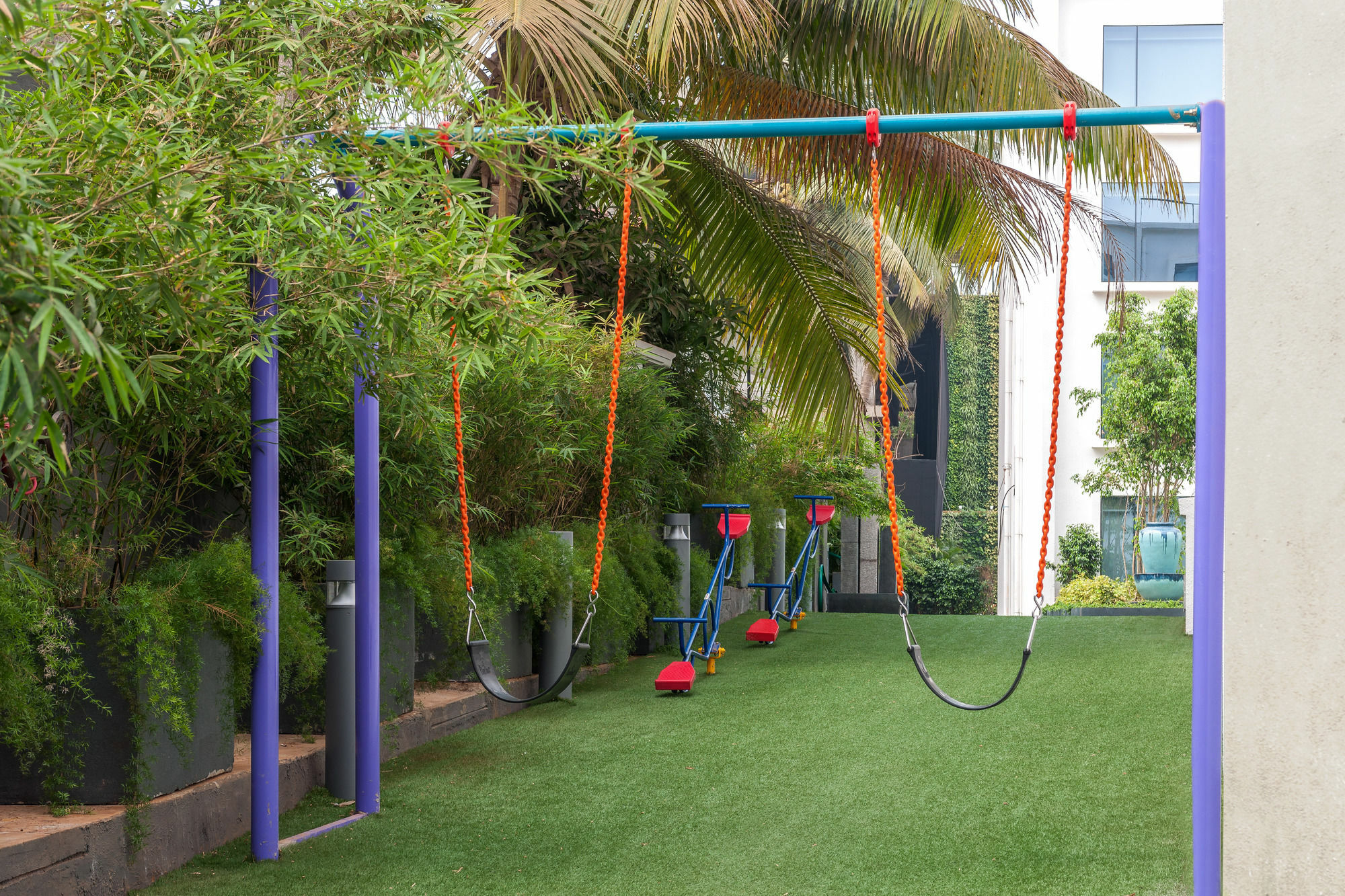Hyatt Centric Candolim Goa Exteriör bild Playground at the school